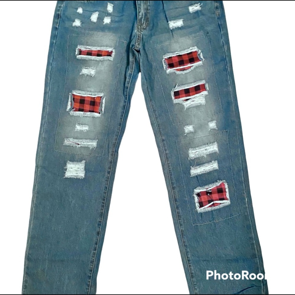 Buffalo plaid jeans - Picture 8 of 8